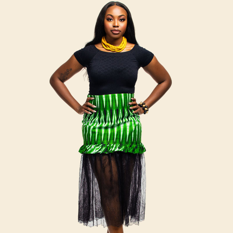 The Tisha Midi Skirt